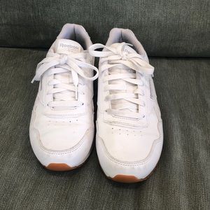 White Reebok classics size 7.5